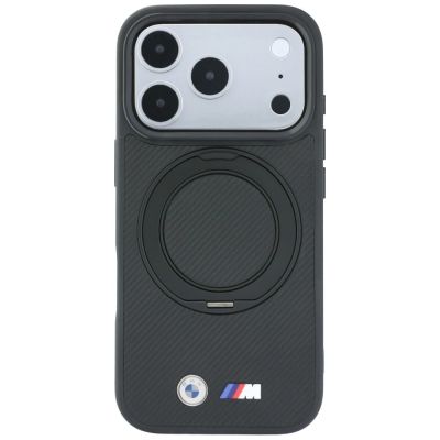 3. BMW Kevlar Ring Stand 360 MagSafe Case for iPhone 18 Pro Max / 17 Pro Max - Black