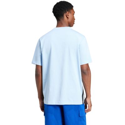 3. Men's adidas Essentials 3 Stripes T-shirt blue JE6397