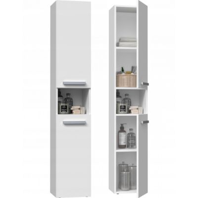 3. Bathroom cabinet NEL I 31x30xH174 matt white