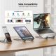 18. UNITEK ADJUSTABLE LAPTOP STAND + HUB USB-C/A, HDMI 2.0, PD 100W