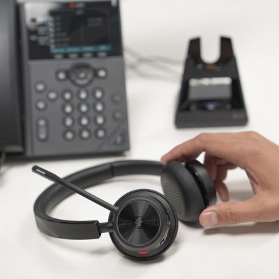2. HP Poly Voyager 4320-M Headset + USB-A to USB-C Cable + BT700 Adapter