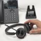 2. HP Poly Voyager 4320-M Headset + USB-A to USB-C Cable + BT700 Adapter