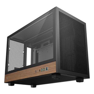 2. DeepCool CH260 WOOD Micro Tower Black, Wood