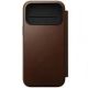 9. Nomad Modern Leather Folio Cell Phone Case 17.5 cm (6.9") Brown