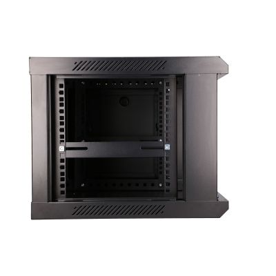 21. Extralink 6U 600x450 Black Wall-Mounted Rack Cabinet