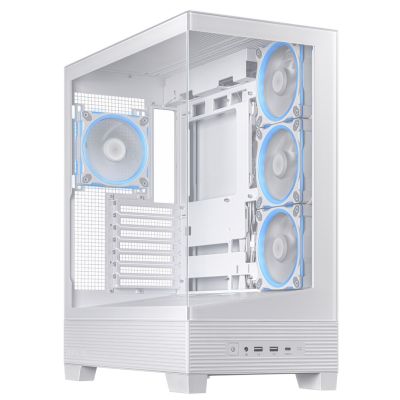 13. Asus A31 PLUS TG ARGB WHITE PC Case