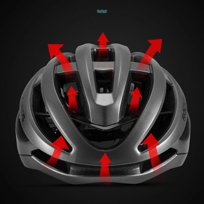 7. Rockbros HC-58BK-M Bike Helmet 55-58 cm - Black and Gray