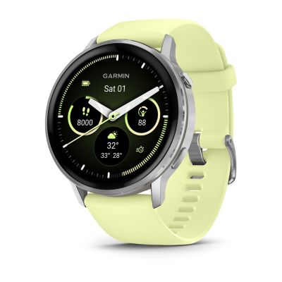 9. GARMIN Venu 4 45mm Gray Silver Citron smartwatch