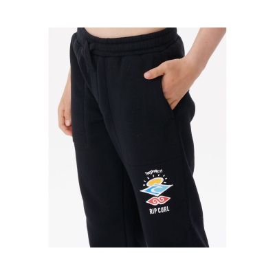 3. RIP CURL Icons Of Surf Trackpant-Boy Black