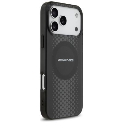 4. AMG Double Layer Transparent Graphics MagSafe Case for iPhone 17 Pro Max - Black