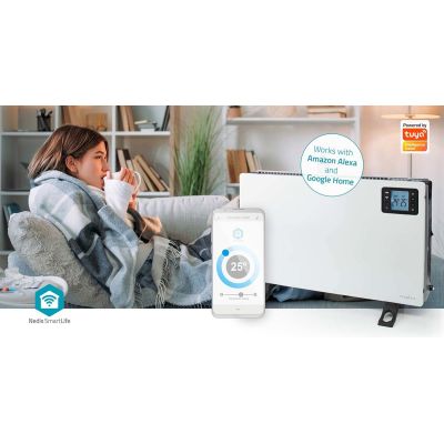 12. Nedis HTCO50WTW Indoor Heater White 2000W Electric Convector Heater