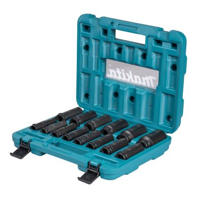 2. Makita E-16586 Impact Socket Set Black, Green
