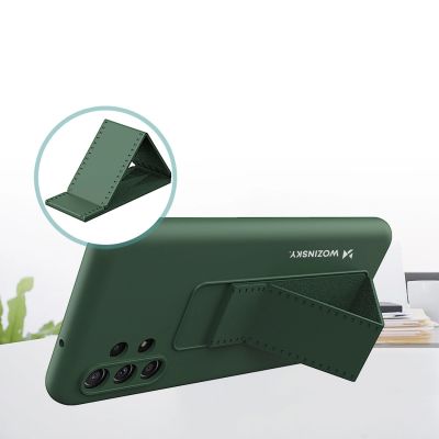 5. Wozinsky Kickstand Case silicone case with stand Xiaomi Redmi Note 11 Pro red