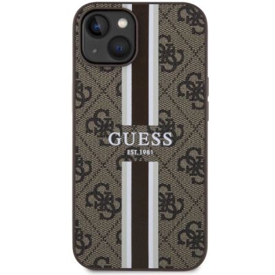 3. Guess GUHMP14MP4RPSW iPhone 14 Plus 6.7" brown/brown hardcase 4G Printed Stripes MagSafe