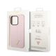 8. Guess Silicone Triangle iPhone 14 Pro 6.1" Case - Purple