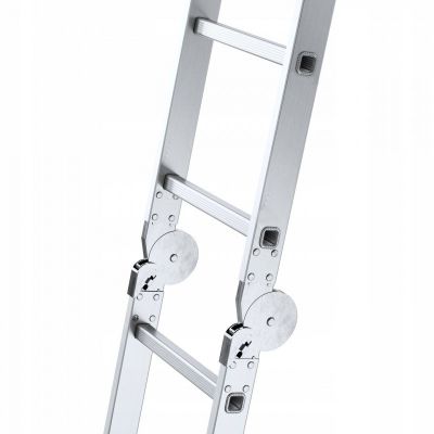 5. AWTOOLS Multifunctional aluminum ladder 4x3