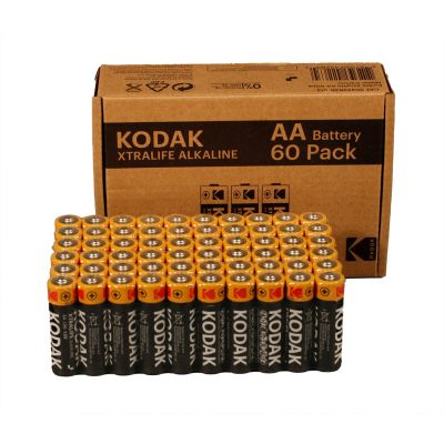KODAK XTRALIFE ALKALINE BATTERIES AA LR6 X 60 PCS.