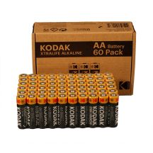 KODAK XTRALIFE ALKALINE BATTERIES AA LR6 X 60 PCS.