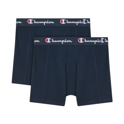 4. Champion Men's Boxer Shorts 2 Pack Navy Blue U20001 BS501