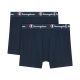 4. Champion Men's Boxer Shorts 2 Pack Navy Blue U20001 BS501