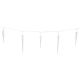8. LAMPS LIGHT CURTAIN ICICULARS OUTDOOR 72 LED COOL WHITE TIMER