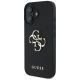 2. Guess Grained Big 4G Logo Small Classic Logo case for iPhone 16 - black