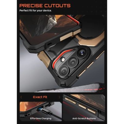 7. Supcase UB Grip Mag MagSafe Case for Samsung Galaxy S26 - Black and Brown