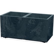 SIERRA CASE CONCRETE EFFECT FLOWER POT 77x39 ANTHRACITE