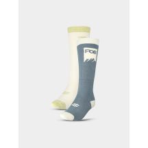 Women’s Snowboard Socks (2-Pack) 4F 4FWAW24UFSOF151-91S