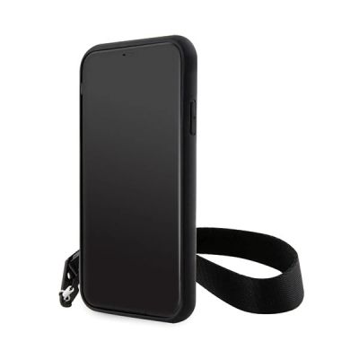 5. Karl Lagerfeld KLHCN61SAKLMBSK iPhone 11 / Xr 6.1" black/black hardcase Monogram Losange Saffiano