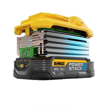 10. DeWALT DCBP518 5.0Ah PowerStack 18V Li-Ion Battery