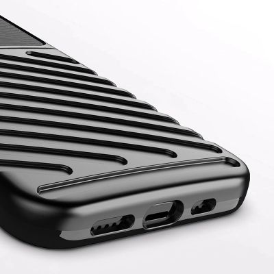 10. Thunder Case Flexible Tough Rugged Cover TPU Case for iPhone 13 Pro black