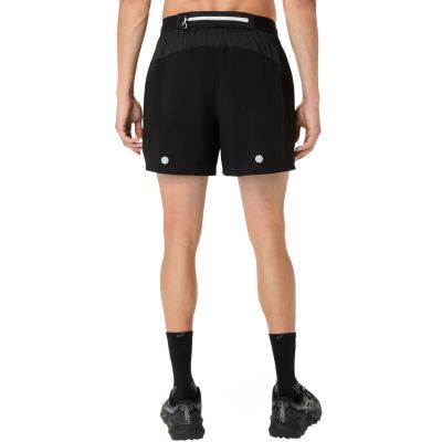 3. ASICS Fujitrail All Over Print 5IN Short 2011D526-001 Black L