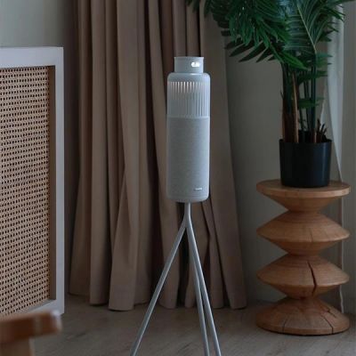 6. HiFuture Wedge Bluetooth Speaker - Silver and White
