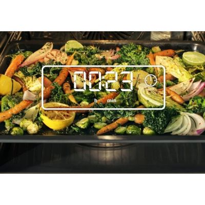 5. Electrolux LOF3H10K 700 72 l electric oven | convection | telescopic guides | steam cleaning | black