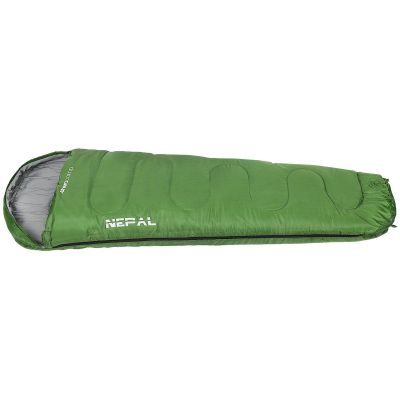 2. TOURIST SLEEPING BAG NEPAL 210x80x50CM GREEN ENERO CAMP