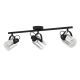 3. BERREGAS 3XE27 spotlight black/chrome