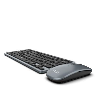 5. Inca IBK-572BT Keyboard Mouse Included RF Wireless + Bluetooth Black