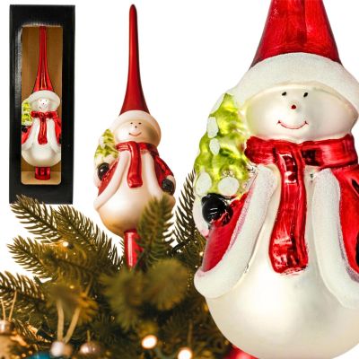 2. CHRISTMAS TREE TOP 28.5 CM SNOWMAN