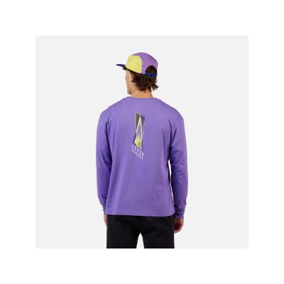 5. Unisex T-shirt ROSSIGNOL SUPER LS TEE purple