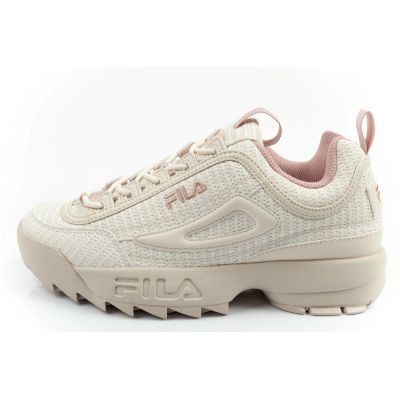 2. Fila Disruptor women's shoes sports sneakers fashionable beige comfortable