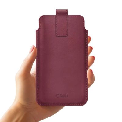3. Tech-Protect SM65 case for 6.0-6.9" smartphones - burgundy