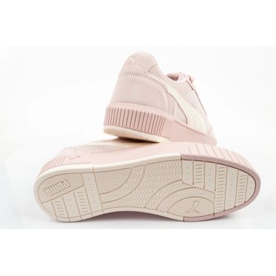 8. Puma women's sports shoes Carina Mia SD powder pink leather comfortable sneakers