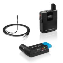 Sennheiser AVX-MKE2 SET - Wireless camera system with miniature transmitter and professional MKE2 mic, fully automatic