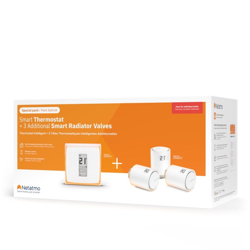 7. Set: thermostat + 3 Netatmo NBU-NTH-NAV valves