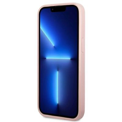 5. Guess GUHCP14LHGGSHP iPhone 14 Pro 6,1" różowy/pink hard case Glitter Script