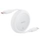 2. Baseus Free2Pull 60W USB-C Retractable Cable - USB-C 1m - White