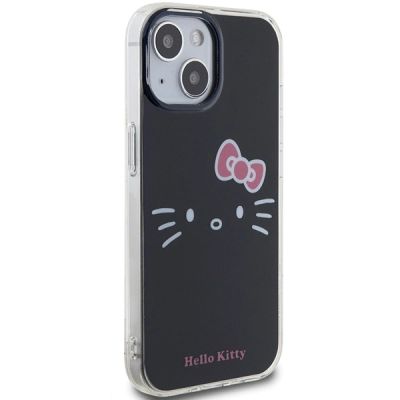 4. Hello Kitty IML Kitty Face case for iPhone 15 - black