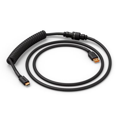 2. Glorious GMMK Coiled Cable Phantom Black, Spiralkabel, USB-C/USB-A, black