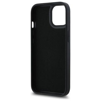 7. Karl Lagerfeld 3D Rubber Signature iPhone 15 Case - Black